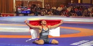 Atlet Gulat asal Sumbar ini Raih Medali Emas pada Sea Games di Kamboja