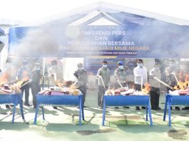 Dukung Asta Cita: Bea Cukai Aceh Musnahkan Barang Ilegal dan Rilis Capaian Penindakan 2024