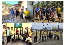 Mahasiswa UNP Bantu Warga Korban Banjir Bandang di Jorong Padang Belimbing, Koto Sani, Kabupaten Solok