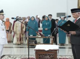 Gubernur Sumbar Lantik Pj Wali Kota Sawahlunto