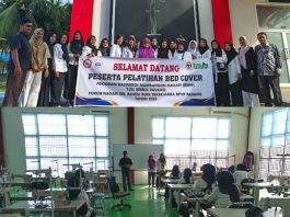 Lewat Program BMN, PT Semen Padang Dorong UMKM Bed Cover KUBE SEHATI Bandar Buat Naik Kelas
