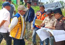 Dalam Rangka Pendampingan Hukum, Kajari Dharmasraya Tinjau Proyek Pembangunan Jalan