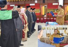 Yota Balad Lantik Enam Orang Pejabat Eselon II dan III