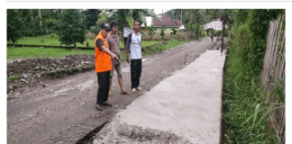 Wakil Ketua DPRD Pasaman Danny Ismaya Tinjau proyek pelebaran jalan Perumnas Tanjung beringin