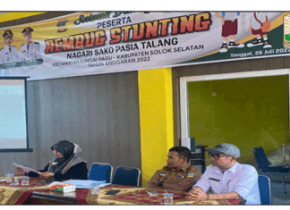 REMBUK STUNTING DI NAGARI SAKO PASIA TALANG SOLOK SELATAN