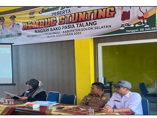 REMBUK STUNTING DI NAGARI SAKO PASIA TALANG SOLOK SELATAN