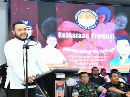 350 Atlet Ramaikan Kejurprov Shokaido Sumbar ke-3, Wali Kota Padang Dorong Lahirnya Karateka Berprestasi