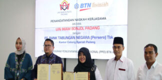 UIN Imam Bonjol Padang Jalin Kerjasama Dengan PT. Bank Tabungan Negara