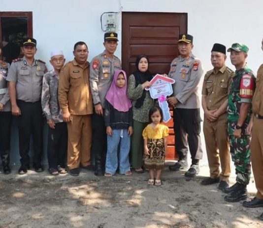 Polres Pasaman Barat Rampungkan Bedah Rumah, Kartini Kini Miliki Hunian Layak