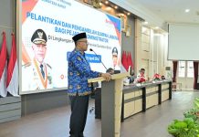 Sekdaprov Sumbar Lantik 8 Pejabat Administrator di Lingkungan Pemprov Sumbar