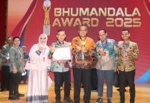 Pemprov Sumbar Raih Bhumandala Award 2025 dari BIG Berkat Inovasi Pengawasan Tata Ruang