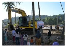 Dirikan Posko di Pauh, PT Semen Padang Kerahkan Tiga Alat Berat