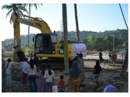 Dirikan Posko di Pauh, PT Semen Padang Kerahkan Tiga Alat Berat