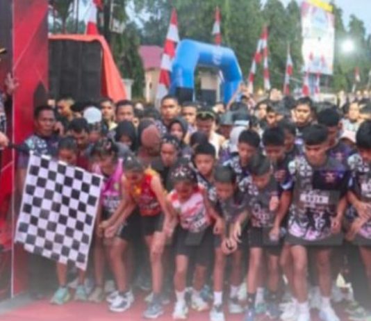 Kapolres Pasaman Barat Lepas Bhayangkara Run, Kebersamaan Polri dan Masyarakat Jadi Sorotan