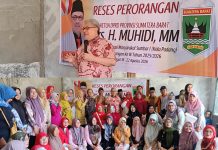 Reses di Mega Permai, Muhidi Dorong Generasi Muda Sumbar Siap Hadapi Persaingan Global