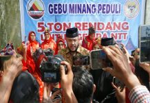 Fadly Amran Gerakkan Sentra Rendang, Bantuan 5 Ton untuk Korban Gempa Flores