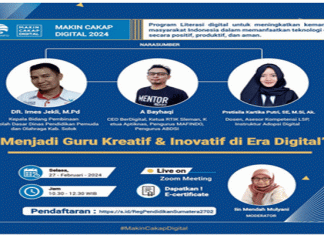 Agar Guru Kreatif dan Inovatif di Era Digital, Ikuti Webinar Gelaran Kemenkominfo dan Dinas Dikbud Sumbar