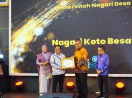 Pemkab Dharmasraya Berhasil Naik Status, Pemnag Koto Besar Tiga Besar KIP Sumbar