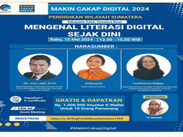 Kenali Literasi Digital Sejak Dini, Kominfo RI Gelar Webinar di Solok