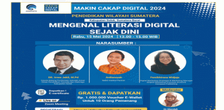 Kenali Literasi Digital Sejak Dini, Kominfo RI Gelar Webinar di Solok