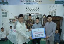 Masjid Raya Kacang Jadi Penutup Safari Ramadan Sekdaprov Sumbar