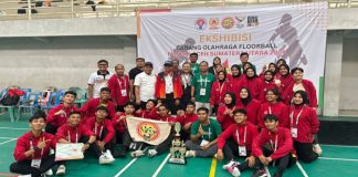 Disaksikan Prof. Ganefri, Floorball Sumbar Sukses Sabet Medali Perunggu di PON XXI 2024