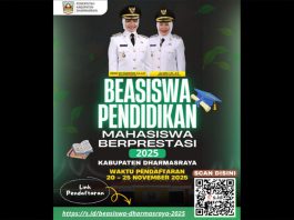 Pemkab Dharmasraya Resmi Buka Pendaftaran Beasiswa Mahasiswa Berprestasi Tahun 2025