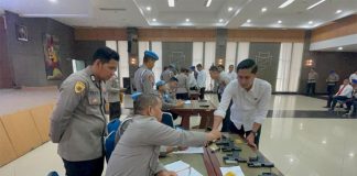 Polda Sumbar Lakukan Pengecekan Senjata Api Personel