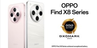 OPPO Find X8 dan Find X8 Pro Menerima Label Emas Baterai DXOMARK 2025