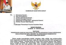 Surat Edaran Baru Gubernur Mahyeldi Soroti Etika Kedinasan, ASN Sumbar Diminta Lebih Berintegritas