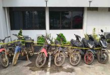 Polres Sijunjung Tangkap Residivis Curanmor, Tujuh Motor Disita