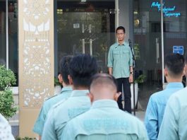 Kantor Pertanahan Kota Padang Laksanakan Apel Pagi, Bahas Efisiensi Anggaran 2025