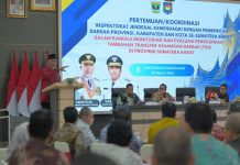Pemprov Sumbar dan Itjen Kemendagri Gelar Rakor untuk Samakan Persepsi Pemanfaatan TKD