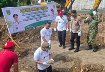 Gunakan Sepablock PT Semen Padang, Pembangunan 10 Huntap Terpadu di Padang Panjang Dimulai