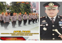 AKBP Agung Tribawanto Pimpin Apel Pagi Bernuansa Adat di Polres Pasaman Barat