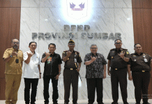 Ketua DPRD Sumbar Terima Kunjungan Kajati Sumbar Muhibuddin