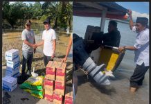 Akses Darat Lumpuh, Anggota DPRD Ridwan Dt Tumbijo Kirim Bantuan ke Labuhan Lewat Jalur Laut