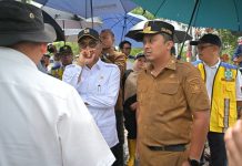 Wagub Vasko Dampingi Menteri PU Tinjau Kerusakan Infrastruktur Pascabencana di Sumbar