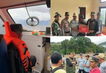 Akses Terputus, Mahyeldi Naik Speedboat Sambangi Warga Sungai Batang yang Terisolir