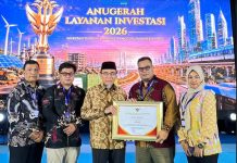 Pemko Padang Masuk Nominasi Kinerja Pelayanan Investasi 2026