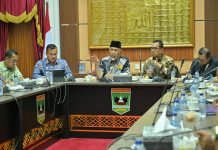 Gubernur Sumbar Pimpin Rapat Koordinasi Penanganan Krisis Air Bersih di Kota Padang