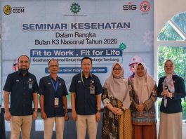 Bulan K3 Nasional 2026, PT Semen Padang Dorong Kesehatan Optimal Pekerja Tambang