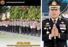 AKBP Agung Tribawanto Jadikan Apel Pagi Sarana Konsolidasi dan Evaluasi Kinerja Personel