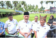 Gubernur Mahyeldi Buka TMMD ke-128 di Padang Pariaman, Perkuat Pembangunan Daerah Berbasis Nagari