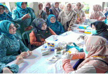 TP PKK Sumbar Lakukan Penilaian Lapangan Lomba Dasawisma Berprestasi Tingkat Provinsi di Pasaman Bara