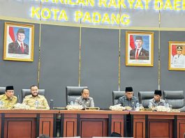 DPRD Padang Bahas Perubahan APBD 2026, Pemko Catat Kenaikan Pendapatan Rp502 Miliar