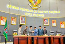 Paripurna DPRD Kota Padang Bahas Pertanggungjawaban APBD 2025 dan Tetapkan Pokir 2027