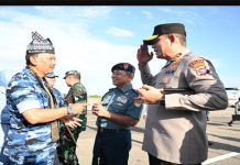 Kapolda Sumatera Barat Irjen Pol. Djati Wiyoto Abadhy, SIK, menghadiri rangkaian kegiatan Hari Bakti TNI Angkatan Udara ke-79