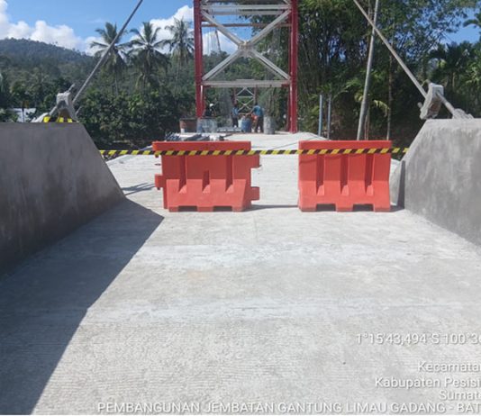 Pembangunan Jembatan Limau Gadang Tuntas, Masyarakat Apresiasi Kinerja Satker PJN II Sumbar