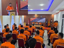 Tingkatkan Kesiapsiagaan, Kantor SAR Padang Gelar Latihan SAR di Perairan Pantai Carolina